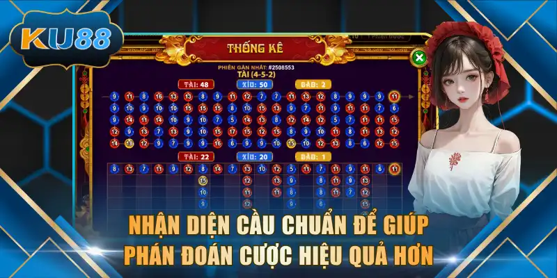 Nhận diện cầu chuẩn để giúp phán đoán cược hiệu quả hơn